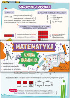 Ściąga Harmonijka Matematyka - ułamki zwykłe i dziesiętne Henry
